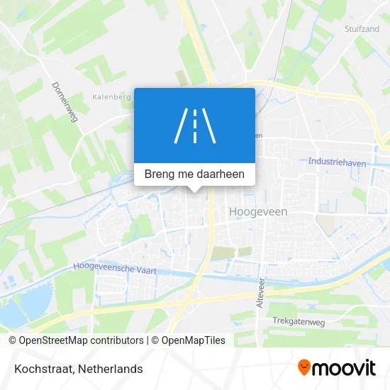 Kochstraat kaart