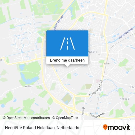 Henriëtte Roland Holstlaan kaart