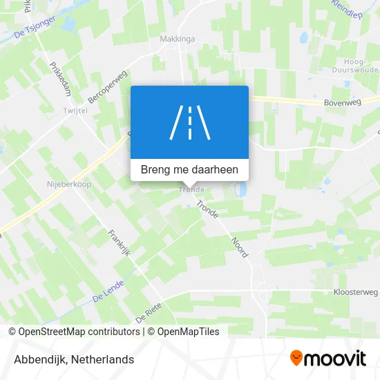 Abbendijk kaart