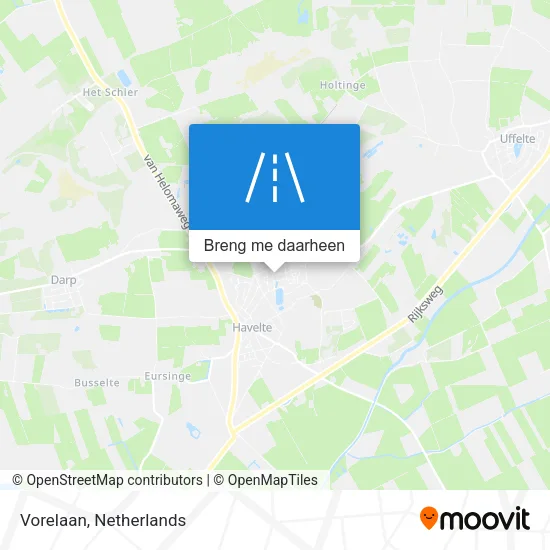 Vorelaan kaart