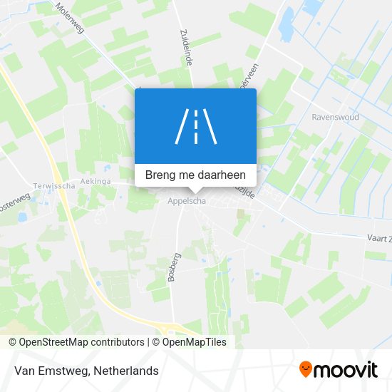 Van Emstweg kaart