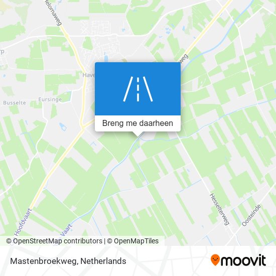 Mastenbroekweg kaart