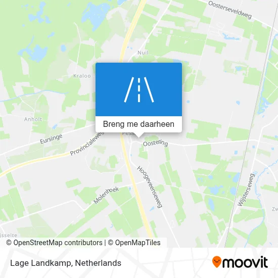 Lage Landkamp kaart