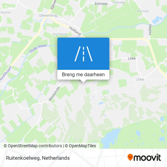 Ruitenkoelweg kaart