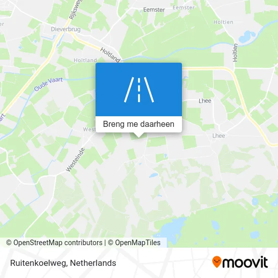 Ruitenkoelweg kaart