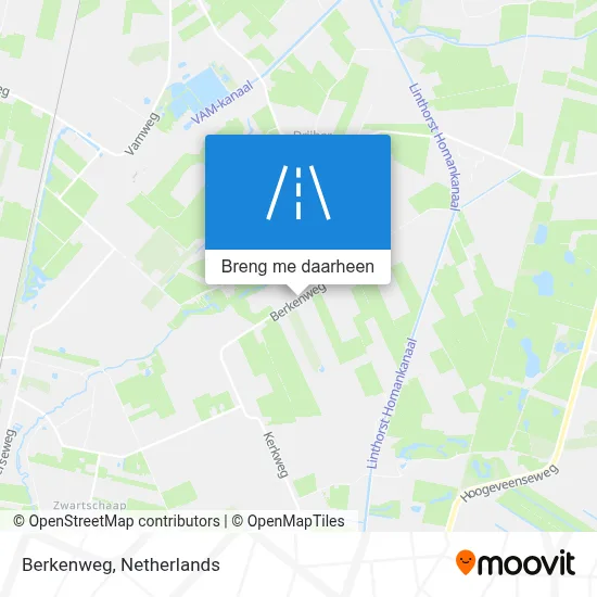 Berkenweg kaart