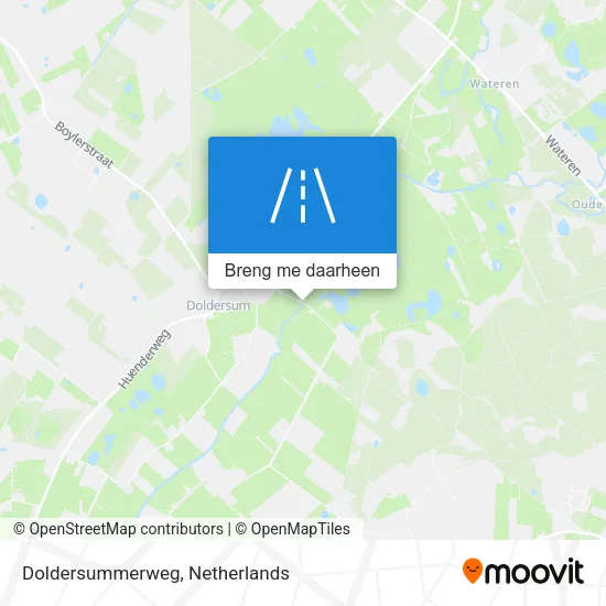 Doldersummerweg kaart