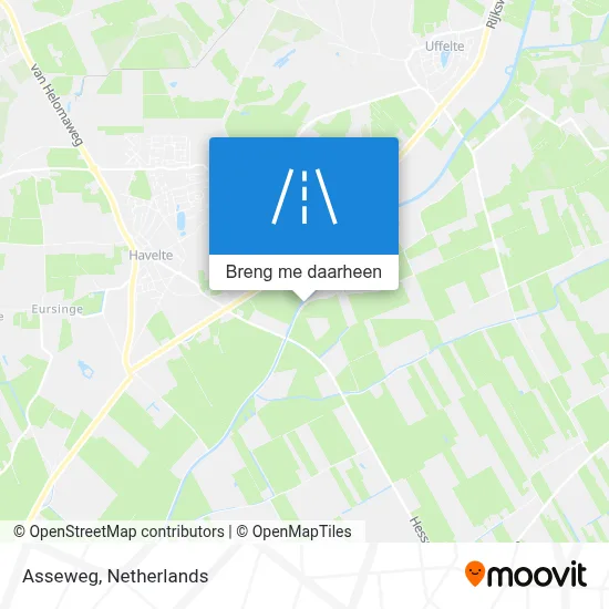 Asseweg kaart