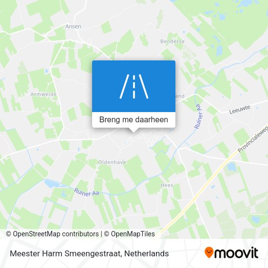 Meester Harm Smeengestraat kaart