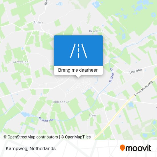 Kampweg kaart