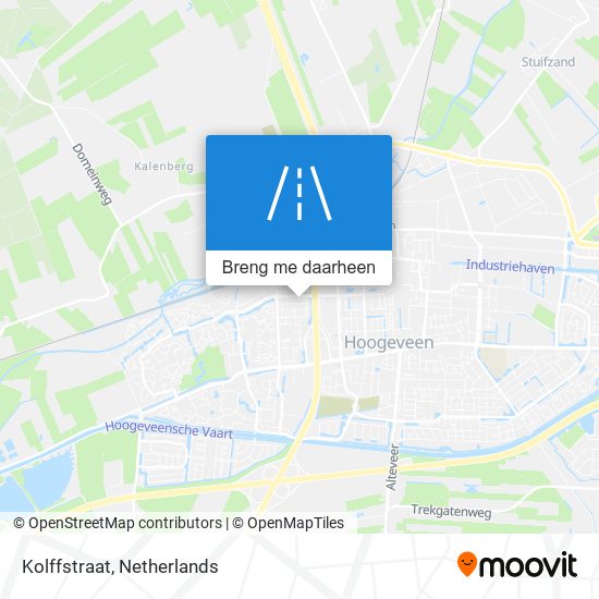 Kolffstraat kaart