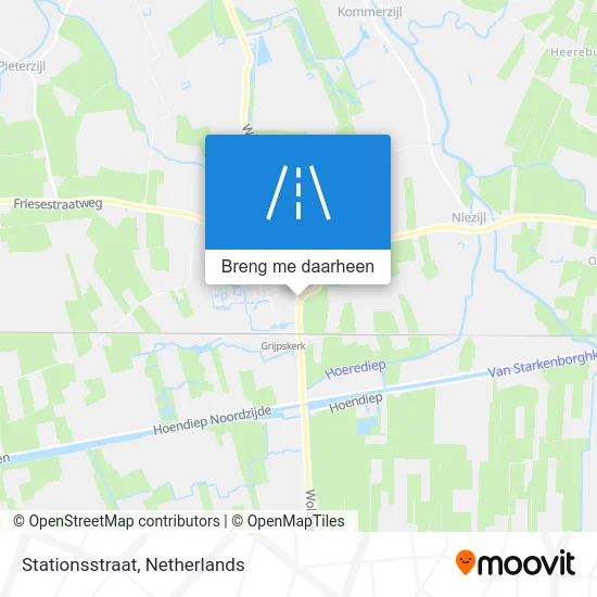 Stationsstraat kaart
