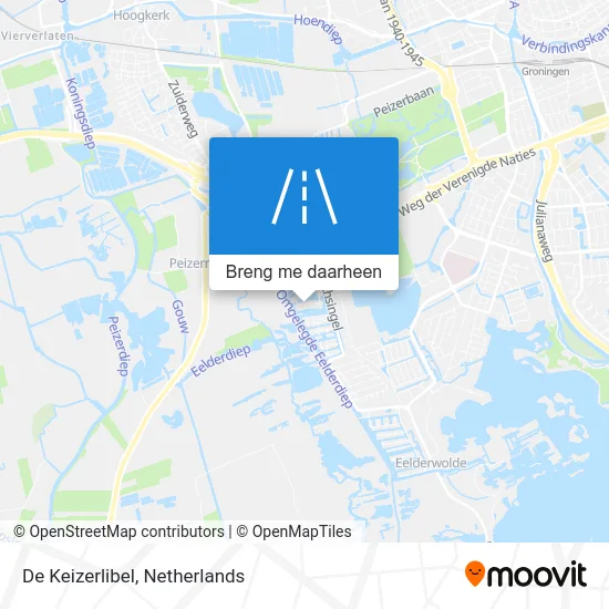 De Keizerlibel kaart