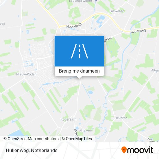 Hullenweg kaart