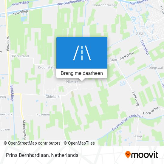 Prins Bernhardlaan kaart