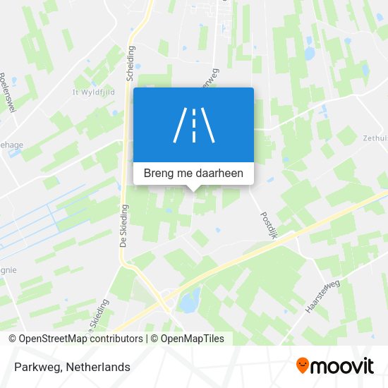 Parkweg kaart