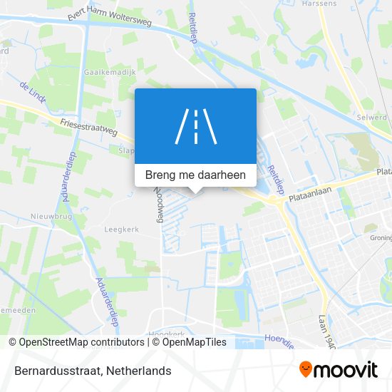 Bernardusstraat kaart
