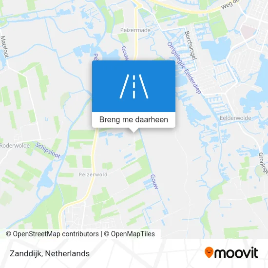 Zanddijk kaart