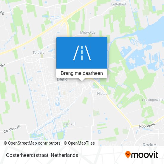 Oosterheerdtstraat kaart