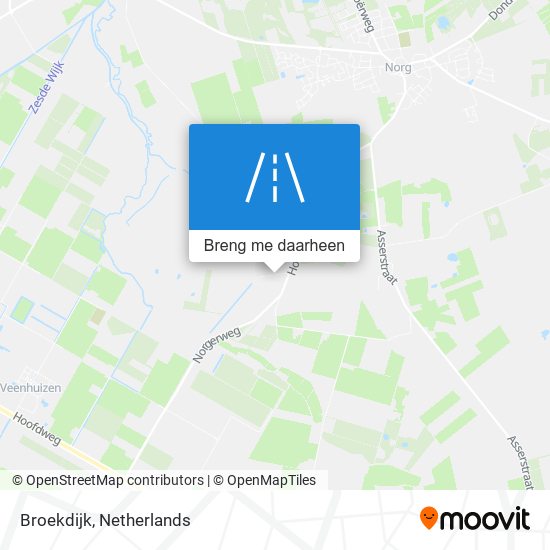 Broekdijk kaart