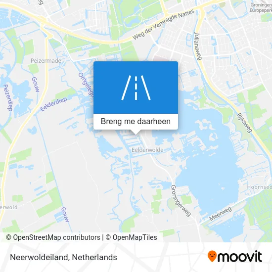 Neerwoldeiland kaart