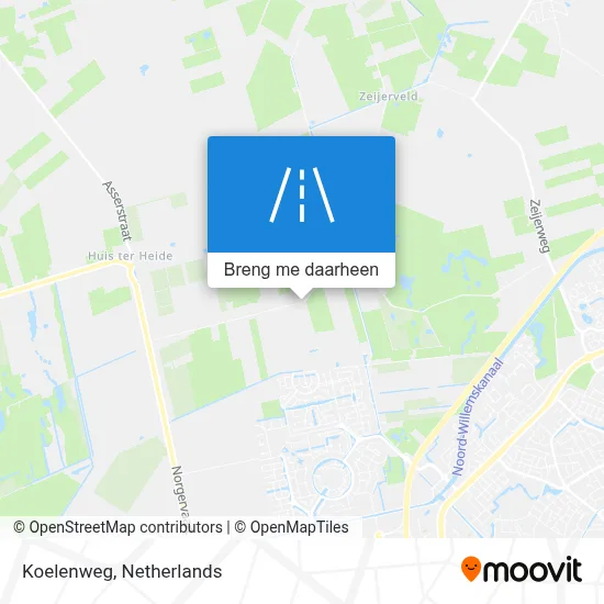 Koelenweg kaart