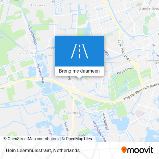 Hein Leemhuisstraat kaart