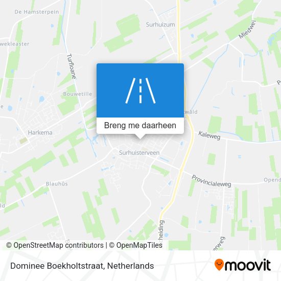 Dominee Boekholtstraat kaart