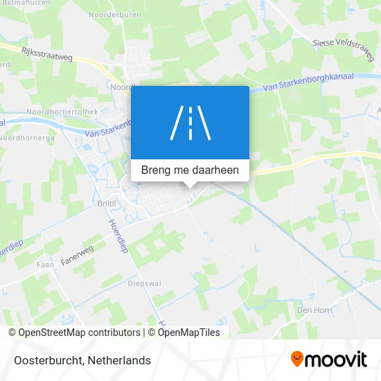 Oosterburcht kaart