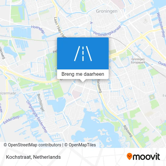 Kochstraat kaart