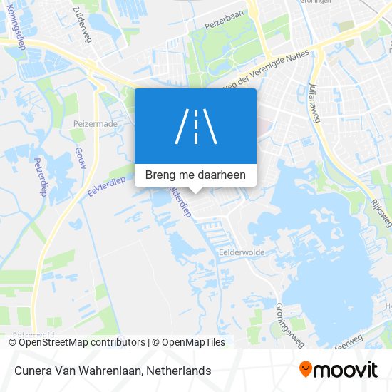Cunera Van Wahrenlaan kaart