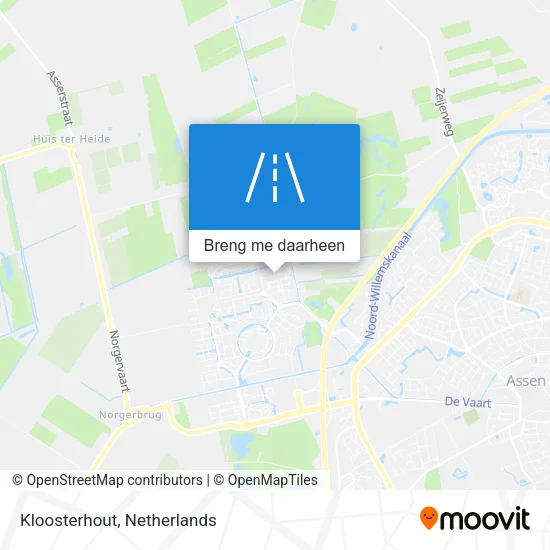 Kloosterhout kaart
