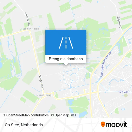 Op Stee kaart