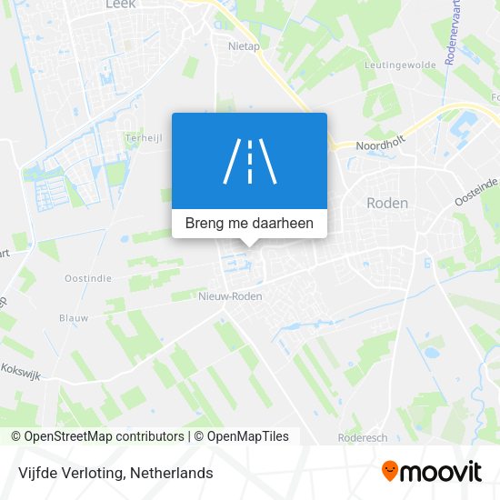Vijfde Verloting kaart