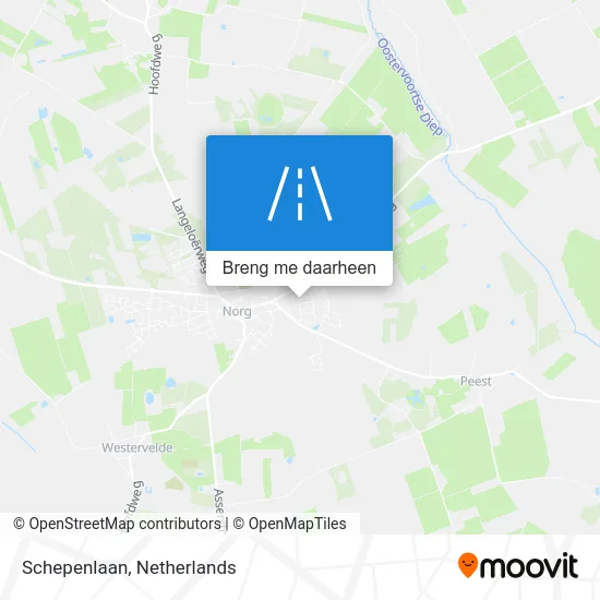 Schepenlaan kaart