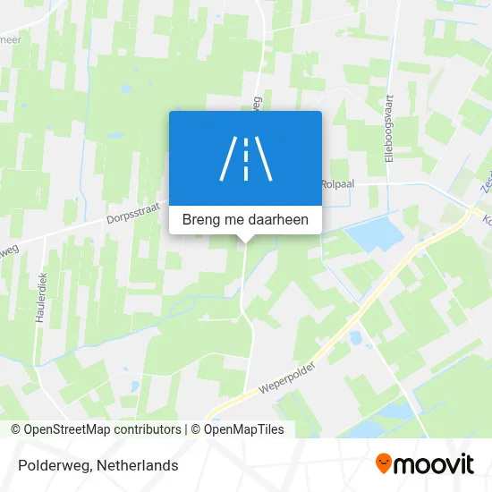 Polderweg kaart