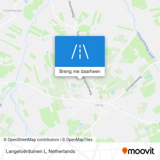 Langeloërduinen L kaart