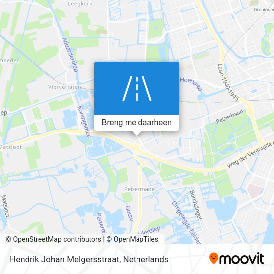 Hendrik Johan Melgersstraat kaart