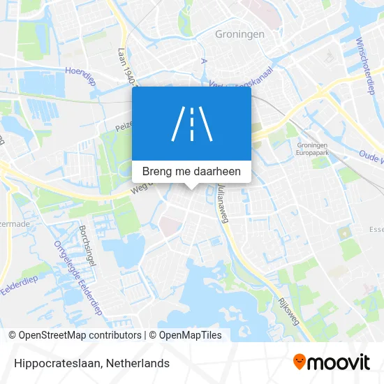 Hippocrateslaan kaart