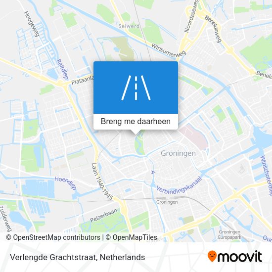 Verlengde Grachtstraat kaart