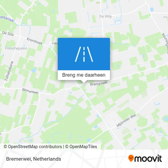 Bremerwei kaart