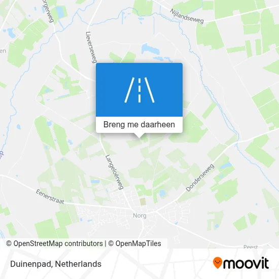Duinenpad kaart