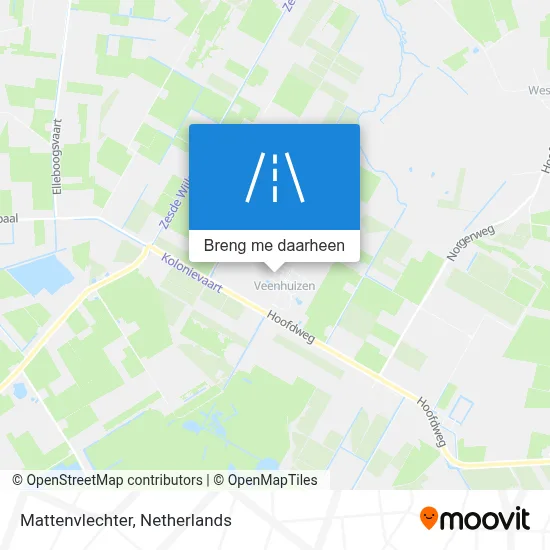 Mattenvlechter kaart