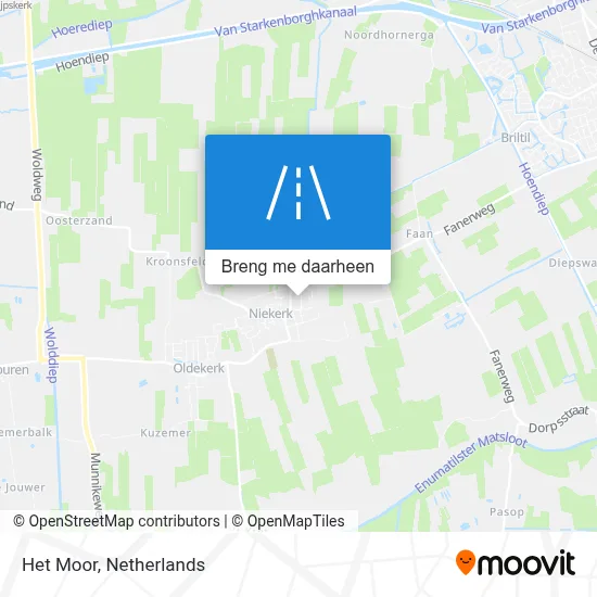 Het Moor kaart