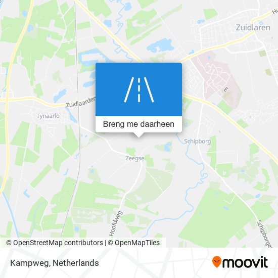 Kampweg kaart