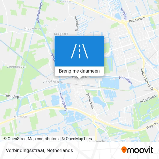 Verbindingsstraat kaart