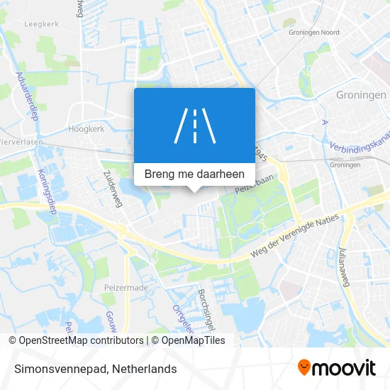 Simonsvennepad kaart