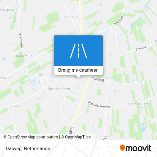 Dalweg kaart