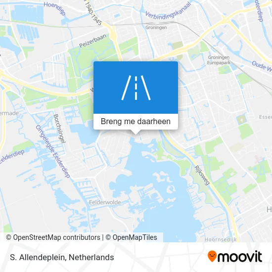 S. Allendeplein kaart