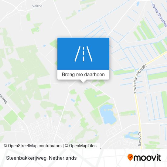 Steenbakkerijweg kaart